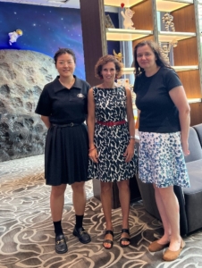 MSCAdvocacy meeting with European researcher Magdalena Koziol (r) at the China Institute for Brain Research (CIBR)
